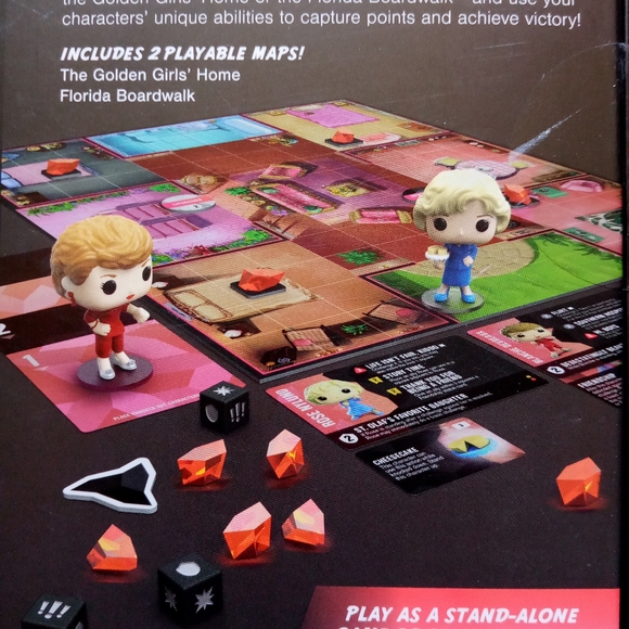 FunkoVerse The Golden Girls Strategy Game NEW in Box Rose Betty White & Blanche - Picture 9 of 9